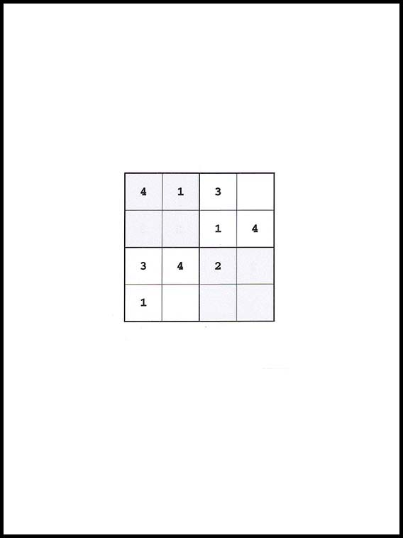 Sudoku 4x4 12