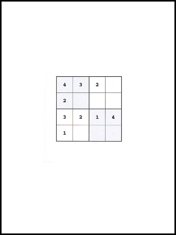 Sudoku 4x4 15