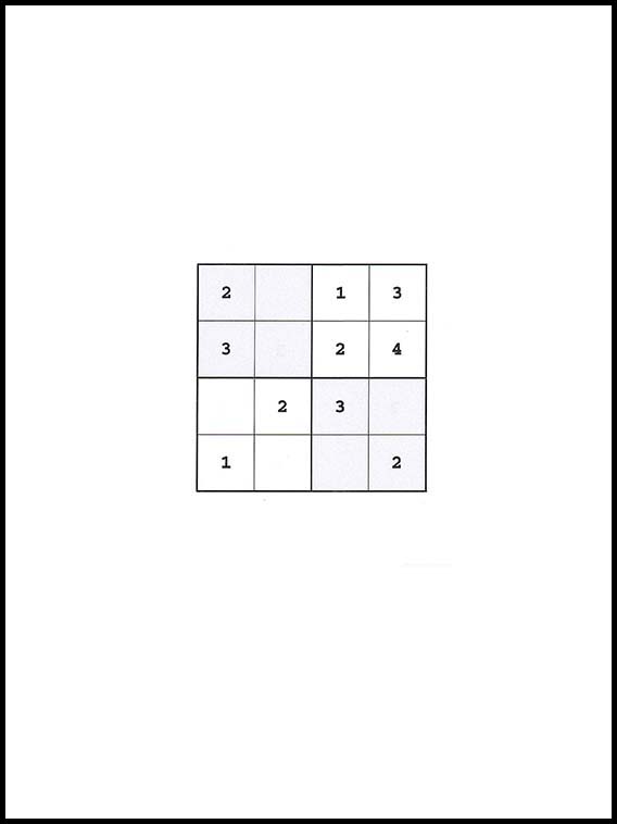 Sudoku 4x4 20
