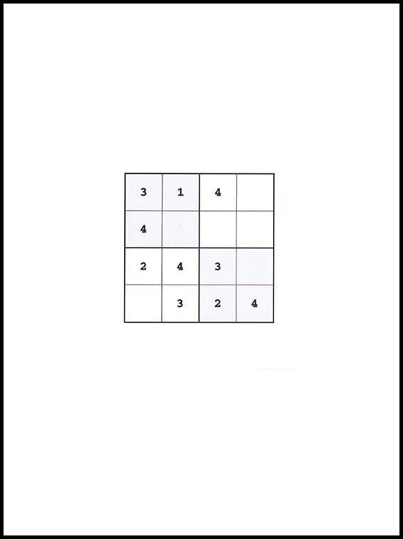 Sudoku 4x4 34