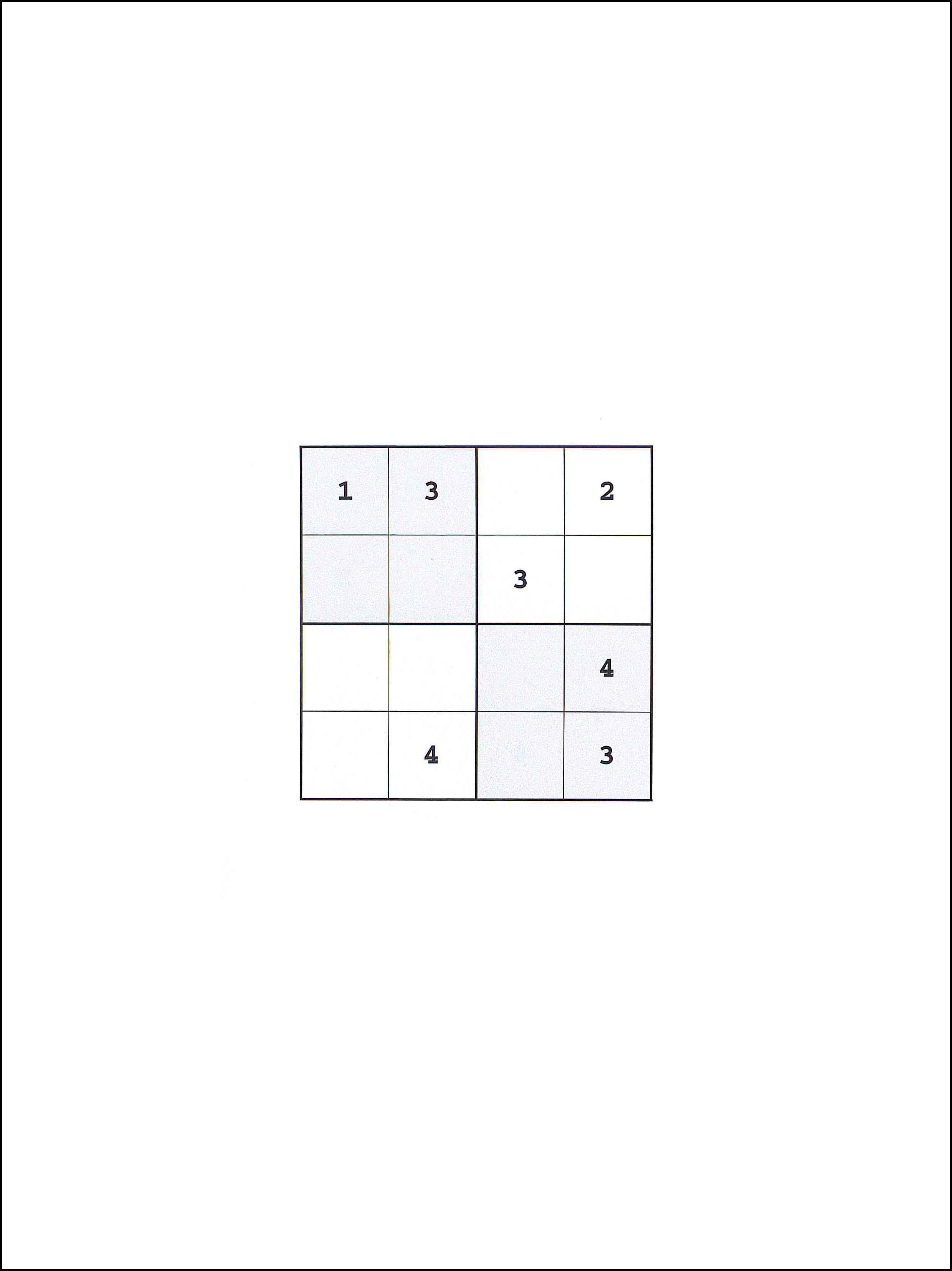 Sudoku 4x4 35