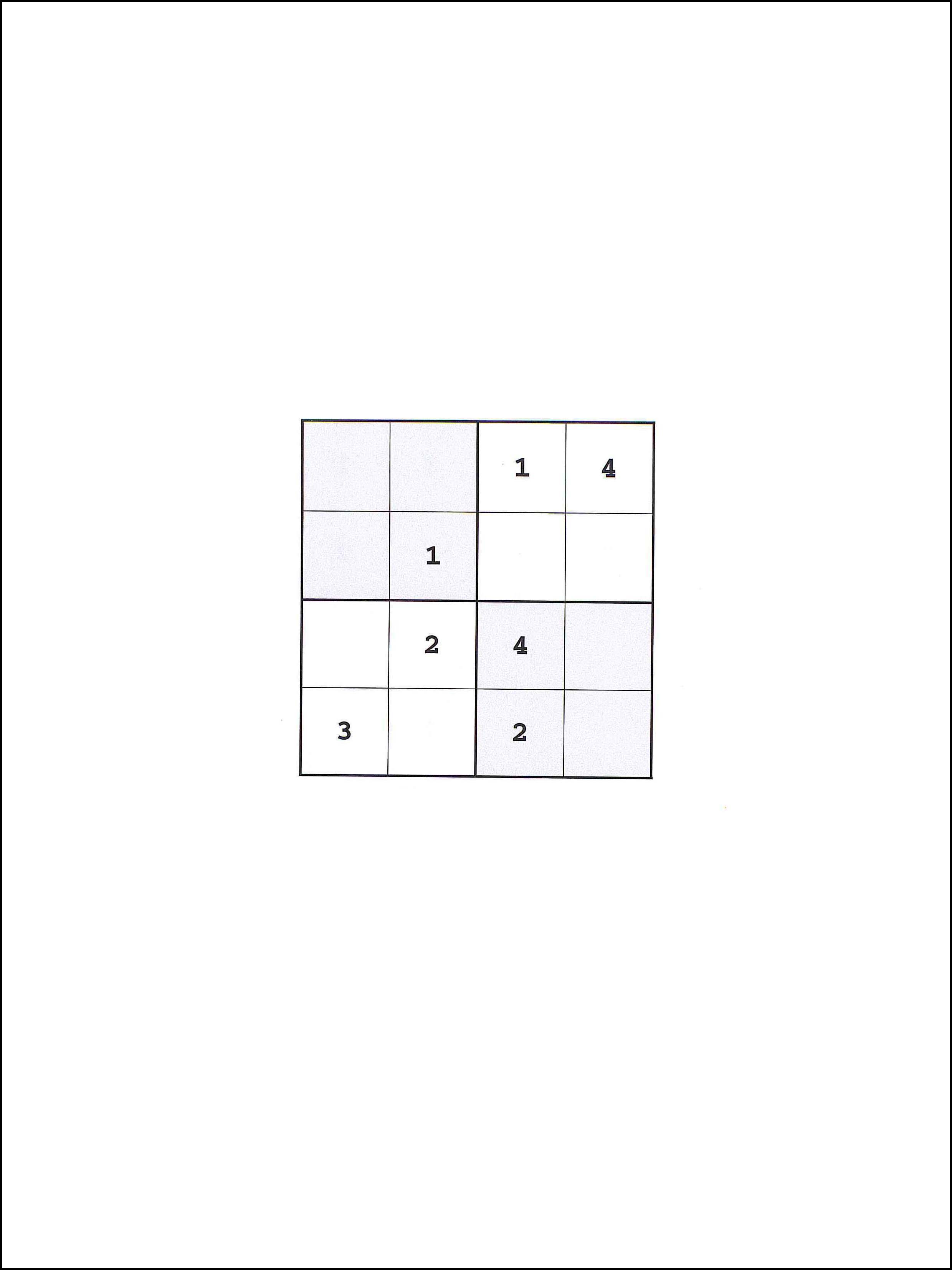 Sudoku 4x4 71