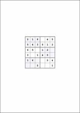 Sudoku 6x678