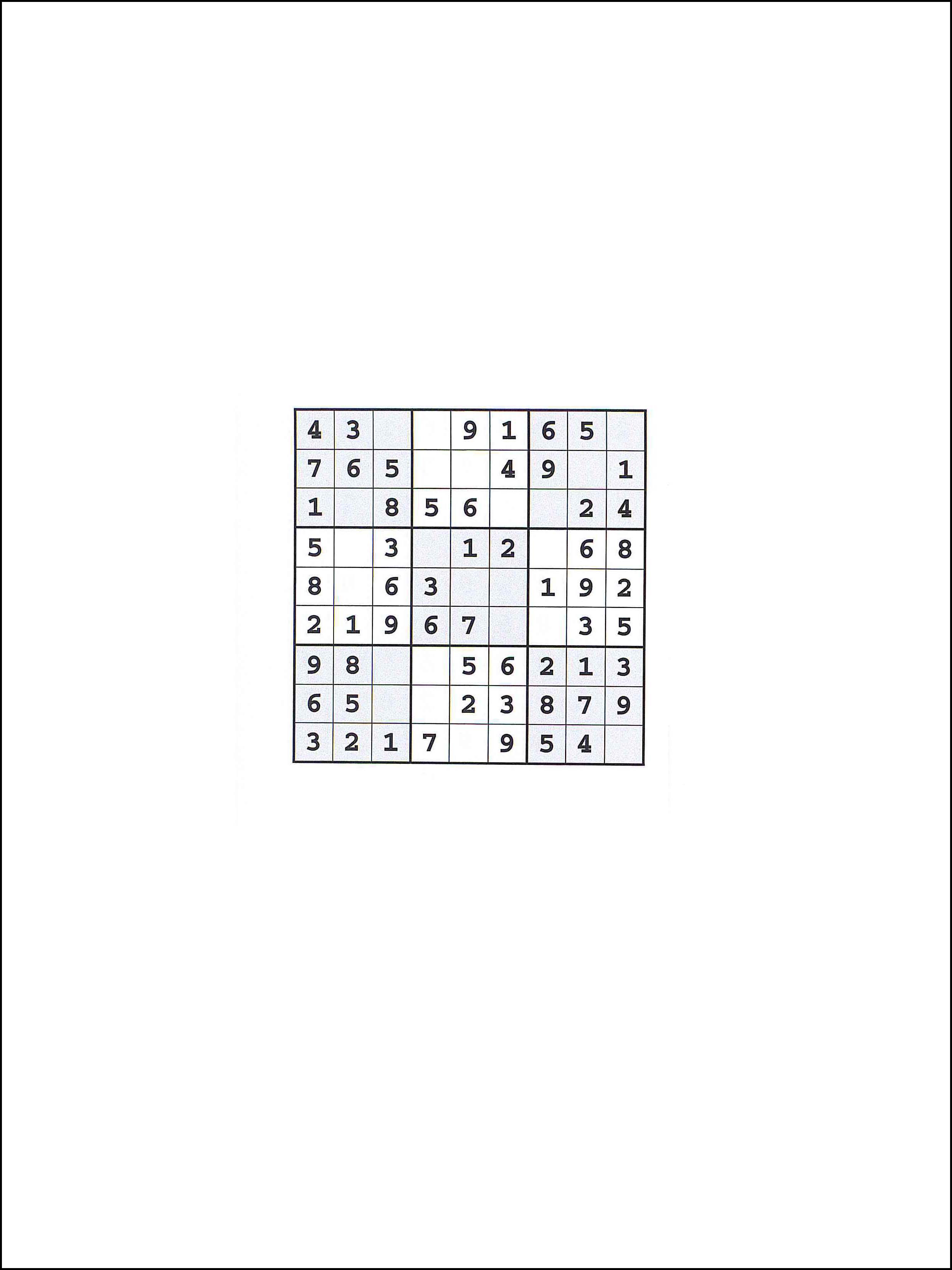 Sudoku 9x9 6